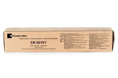 Triumph Adler CK-5510Y Yellow Original Toner Toner 300Ci / 301Ci (1T02R4ATA0)