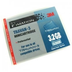 Imation 45578 Travan-3 (TR-3) 1.6 GB / 3.2 GB 228m Data Cartridge
