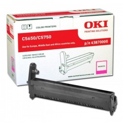 OKI 43870006 Red Original Drum Unit - C5650 / C5750