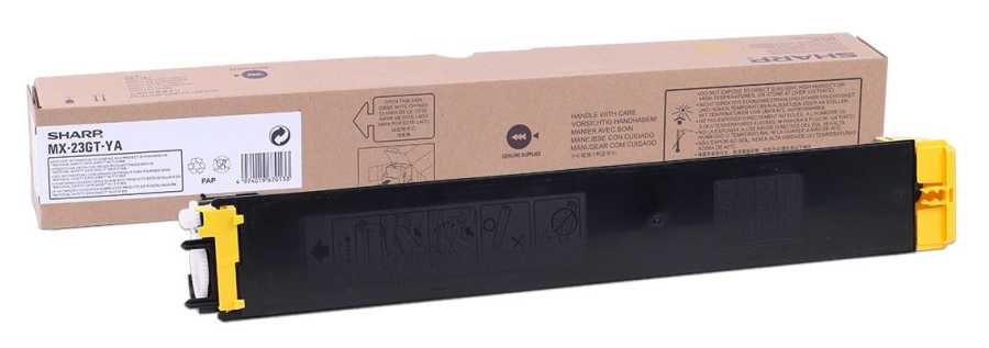Sharp MX-23GT-YA Yellow Original Toner - MX-2010 / MX-2310