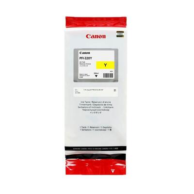 Canon PFI-320Y (2893C001) Yellow Original Cartridge - TM-200 / TM-205 (Ex)