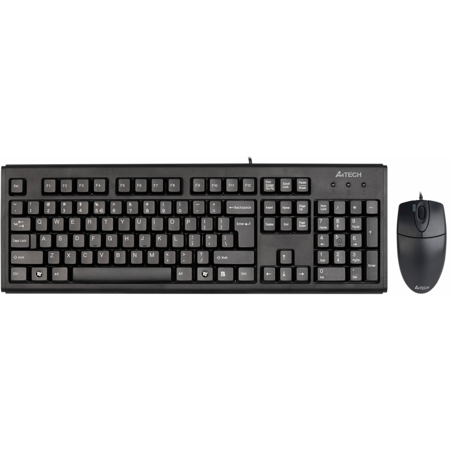 A4 Tech KM-72620D Siyah Kablolu Q Klavye & Mouse Set