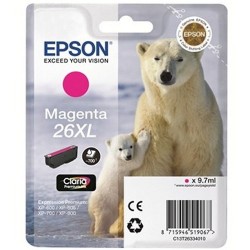 Epson C13T263340 (26XL) Magenta Original Ink - XP-600 (U)
