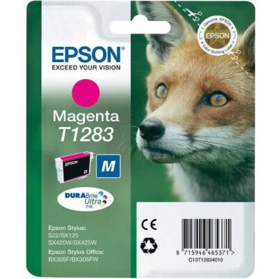 Epson C13T12834020 (T1283) Cyan Original Cartridge - Stylus SX215