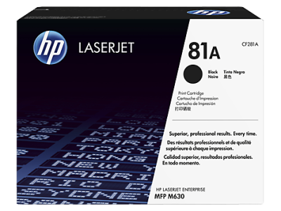HP CF281A (81A) Black Original Toner - M605 / M606 (Damaged Box)