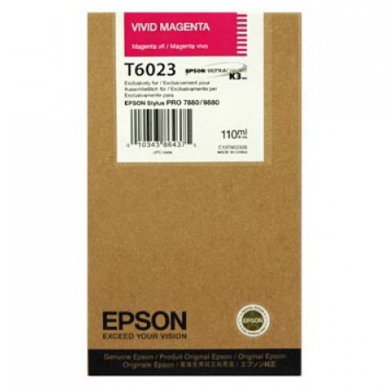 Epson C13T602300 (T6023) Magenta Original Ink - Stylus Pro 7800 (Ex)