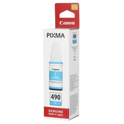 Canon GI-490C (0664C001) Cyan Original Ink - G1400 / G2400 (Ex)
