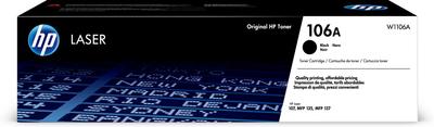 HP W1106A (106A) Black Original Toner Cartridge - Laserjet MFP 137Fnw / M135A (Damaged Box)