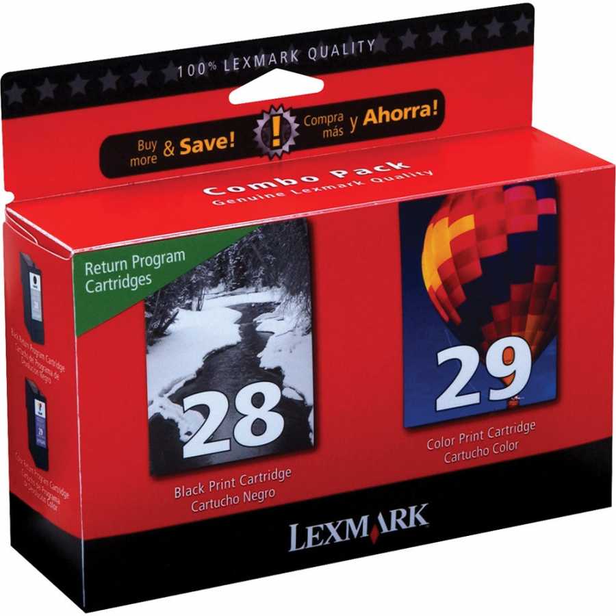 Lexmark 18C1520E (28-29) Black + Colour Original Cartridge - Z1320