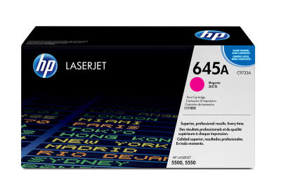 HP C9733A (645A) Magenta Original Toner Cartridge - Laserjet 5500 / 5550dn (B)