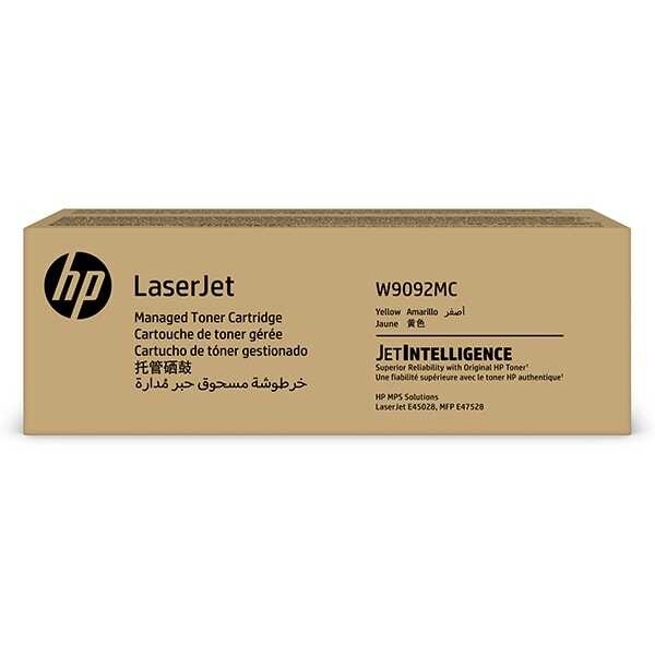 HP W9092MC Yellow Original Toner - E45028dn / E47528