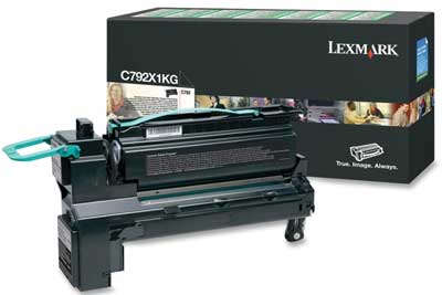 Lexmark C792X1KG Black Original Toner High Capacity - C792