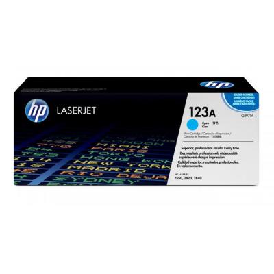 HP Q3971A (123A) Cyan Original Toner - LaserJet 2550
