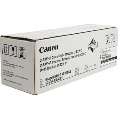 Canon C-EXV47BK (8520B002AA) Black Original Drum Unit - IR-C250i / IR-C350i