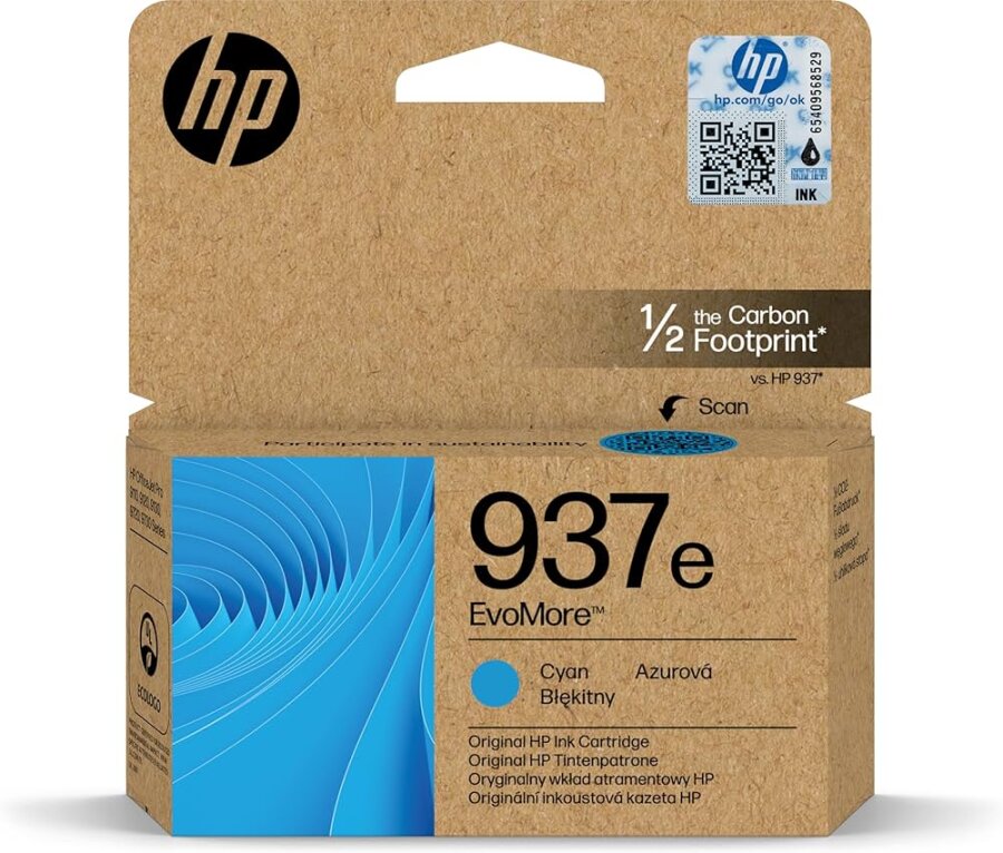 HP 4S6W6NE (937e) Cyan Original High Capacity Cartridge - Officejet Pro 9110
