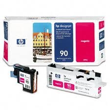 HP C5056A (90) Magenta Head Cartridge + Cleaner - DesignJet 4000 (Ex)