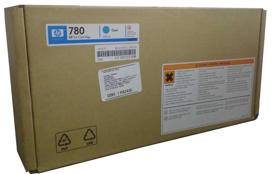 HP CB286A (780) Cyan Original Cartridge - DesignJet 8000 (Ex)