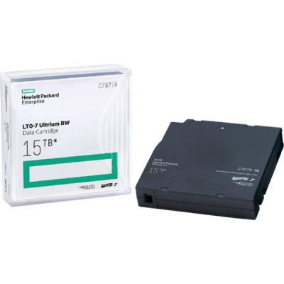 HP C7977A LTO-7 Ultrium RW Data Cartridge 15TB