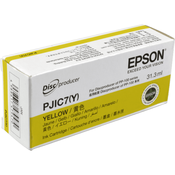 Epson C13S020692 PJIC7(Y) Yellow Original Cartridge - Discproducer PP-100