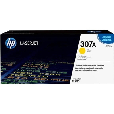 HP CE742AH (307A) Yellow Original Toner - LaserJet CP5225