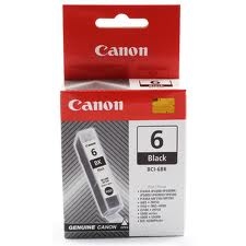 Canon BCI-6BK Black Original Cartridge - BJC-8200 (Damaged Box)