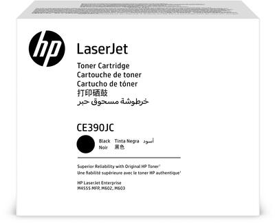 HP CE390JC Black Original Toner Cartridge - LaserJet M4555MFP
