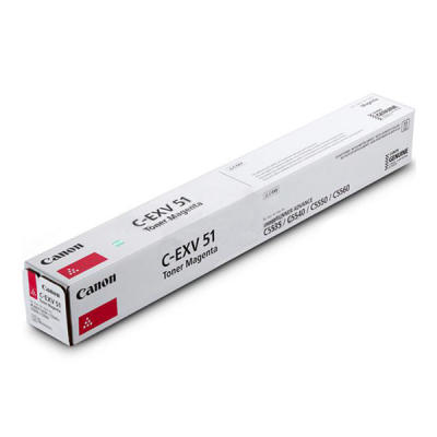 Canon C-EXV51L (0486C002) Magenta Original Toner Cartridge - IR-C5535i / IR-C5540i