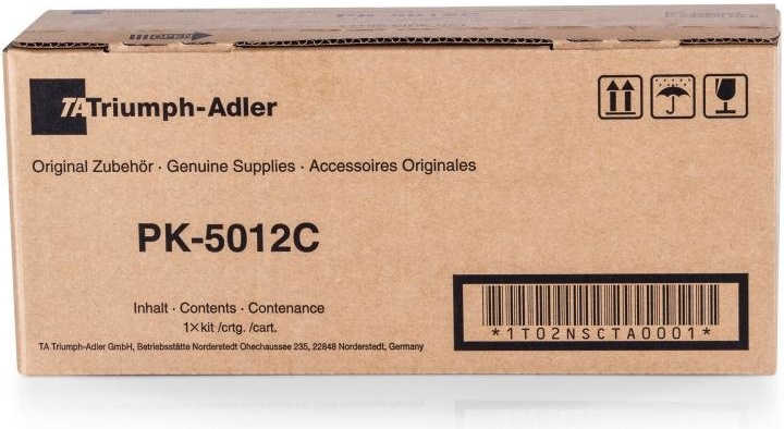 Triumph Adler PK-5012C Cyan Original Toner Cartridge P-C3560MFP, P-C3565MFP (1T02NSCTA0)