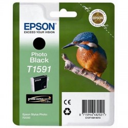 Epson C13T15914010 (T1591) Photo Black Original Cartridge - Stylus Photo R2000 (U)