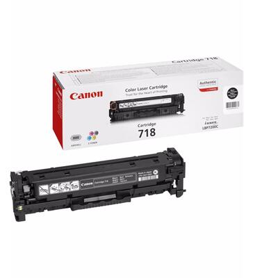 Canon CRG-718BK (2662B002)  Black Original Toner - LBP7200