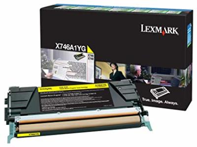 Lexmark X746A1YG Yellow Original Toner - X746 / X748