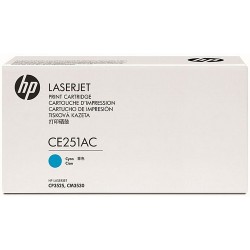 HP CE251AC (504A) Cyan Original Toner - CP3525 / CM3530