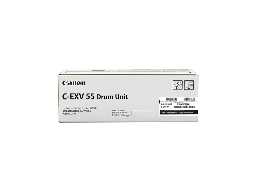 Canon C-EXV55 K (2186C002) Black Original Drum Unit - IR-C256i