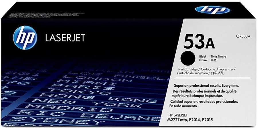 HP Q7553A (53A) Black Original Toner Cartridge - LaserJet P2014 (U)