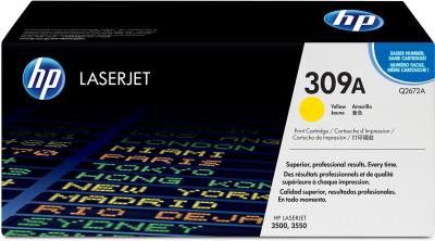 HP Q2672A (309A) Yellow Original Toner Cartridge - LaserJet 3700
