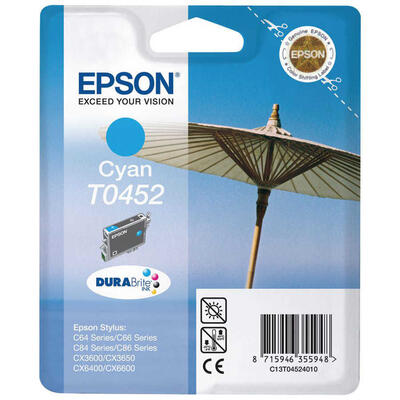 Epson C13T04524020 (T0452) Cyan Original Cartridge - Stylus C64 (Ex)