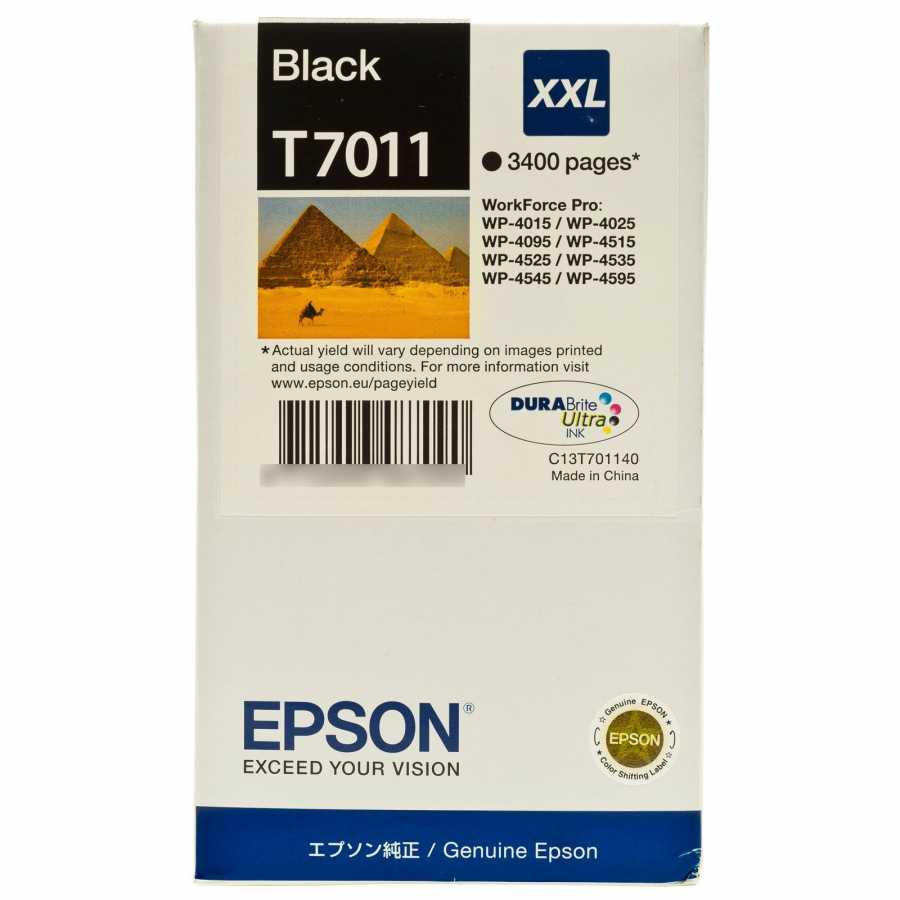 Epson C13T70114010 (T7011) Black XXL Original Ink - WP-4015DN (Ex)