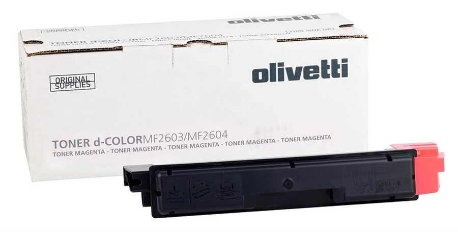 Olivetti D-Color MF2603, MF2604, MF2614, P2026 Magenta Original Toner Cartridge (B0948)