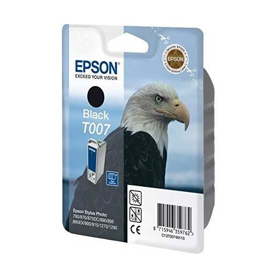 Epson C13T007201 (T007) Black Original Ink Cartridge - Photo 780 (U)
