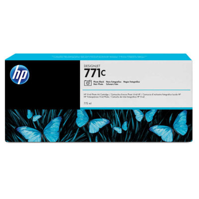 HP B6Y13A (771C) Photo Black Plotter Cartridge - DesignJet Z6200 (Ex)