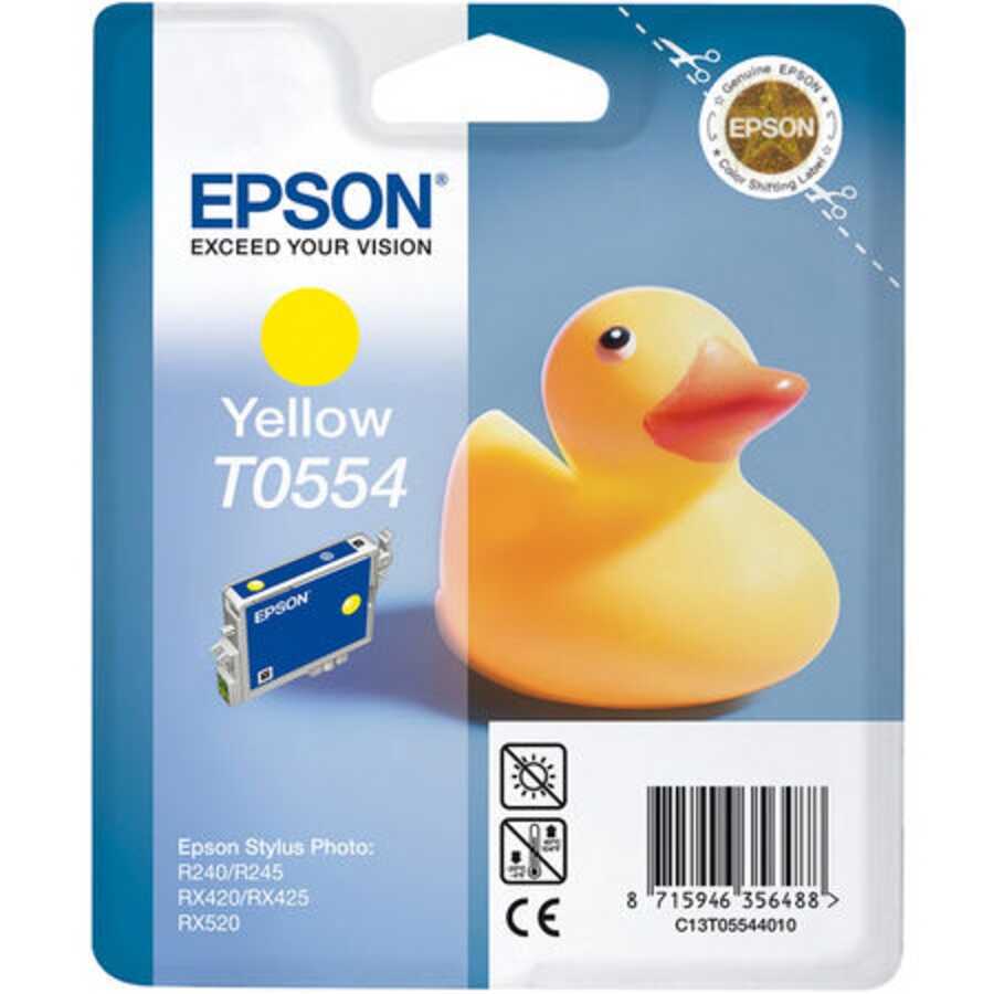 Epson C13T05544020 T0554 Yellow Original Ink (Ex)