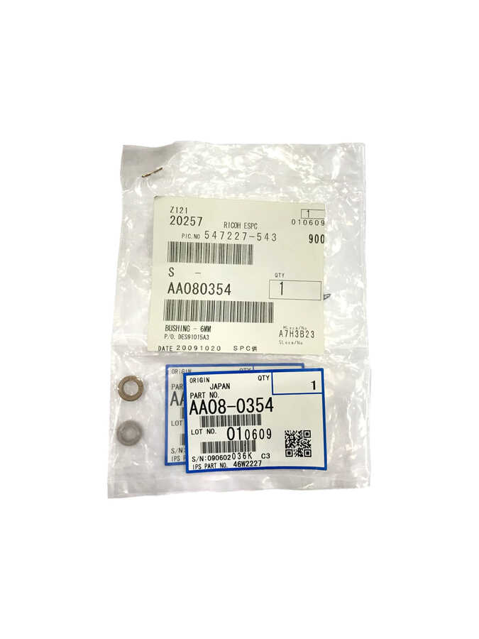 Ricoh AA08-0354 Bushing 6MM - Aficio MP 4000 / MP 5000