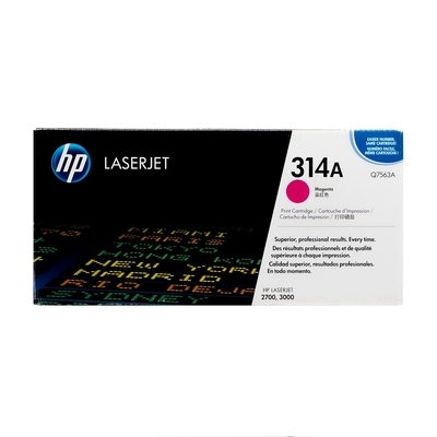 HP Q7563A (314A) Magenta Original Toner - LaserJet 2700