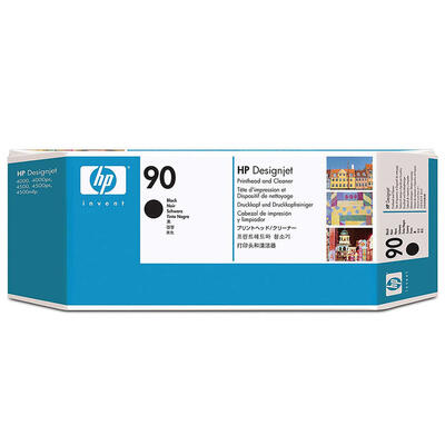 HP C5054A (90) Black Head Cartridge + Cleaner - DesignJet 4000 (Ex)