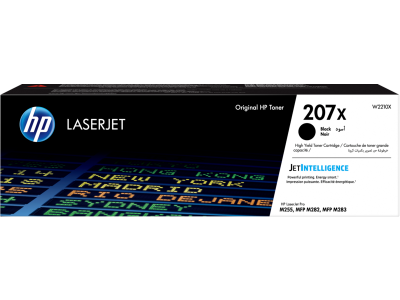 HP 207X (W2210X) Black Original Toner - M255dw / M282nw