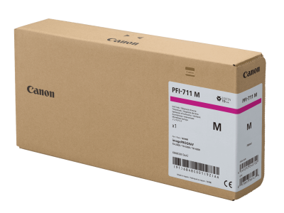 Canon PFI-711M (6848C001) Magenta Original Cartridge - TX-3200 / TX-4200