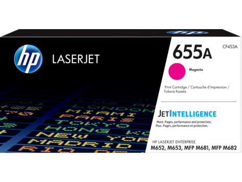 HP CF453A (655A) Magenta Original Magenta - Laserjet M652dn / M653dn