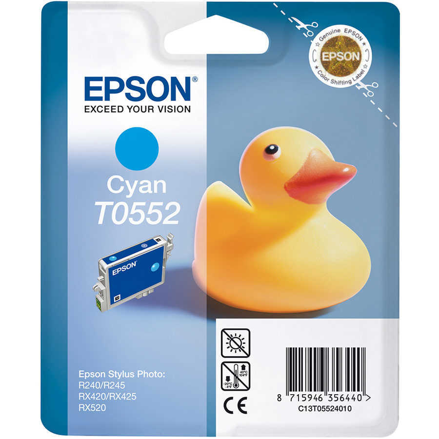 Epson C13T05524020 (T0552) Cyan Original Ink - R240 / R245 (U)