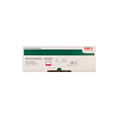 OKI 43324442 Magenta Original Toner Cartridge - C5800 / C5900