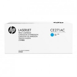HP CE271AC (650A) Cyan Original Toner Cartridge - CP5525dn